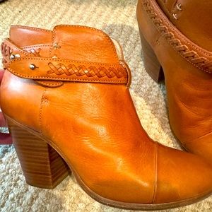 Rag and Bone Harrow Tan Leather Boots